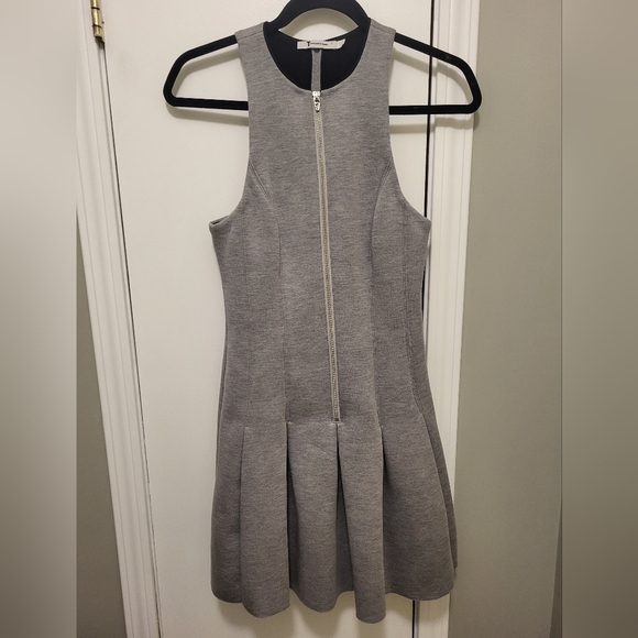 T Alexander Wang Grey Neoprene Dress Size X-small - Picture 7 of 15